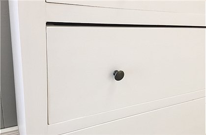 LV00817 weiße Kommode, 4 Schubladen 4