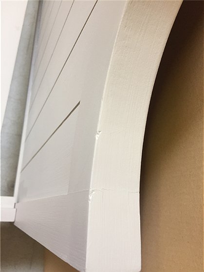 LV00852 Bett, geschwungen, 160, taupe 4
