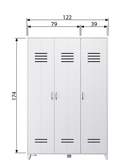 Spindschrank von vtvonen &#9733; Kundenbewertung "Sehr gut" &#9733; 10&euro; Neukundenrabatt &#9733; Schnell verschickt &#9733; Günstig kaufen bei car-Moebel.de
