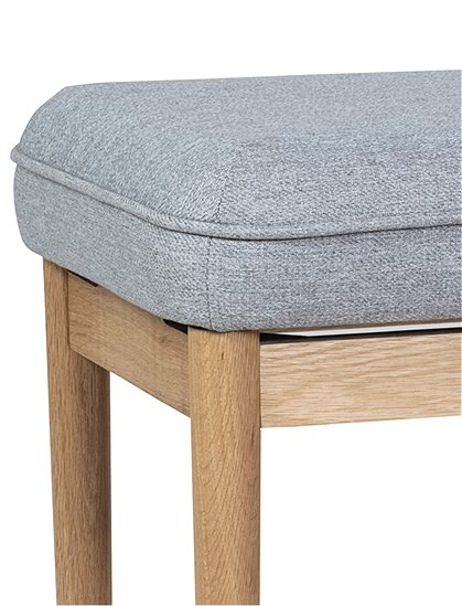 Polsterbank grau von HÜBSCH Interior &#9733; Kundenbewertung "Sehr gut" &#9733; 10&euro; Rabatt für Neukunden &#9733; Jetzt günstig kaufen bei car-Moebel.de