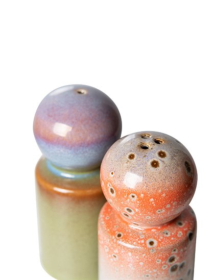 Pfeffer & Salzstreuer 70s von HKliving &#9733; Kundenbewertung "Sehr gut" &#9733; 10&euro; Rabatt für Neukunden &#9733; Schnell verschickt &#9733; Günstig bei car-Moebel.de
