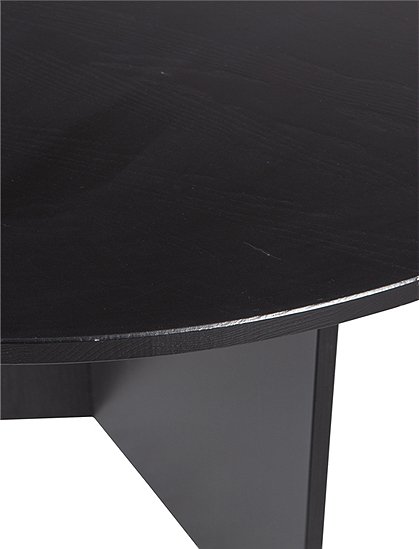 runder Esstisch Jace in schwarz von Woood &#9733; Kundenbewertung "Sehr gut" &#9733; 10&euro; Rabatt für Neukunden &#9733; Schnell verschickt &#9733; Günstig bei car-Moebel.de
