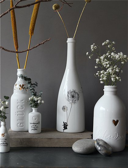 Flaschenvase Good old friends &#9733; Kundenbewertung "Sehr gut" &#9733; 12&percnt; Rabatt für Neukunden &#9733; Schnell verschickt &#9733; Jetzt günstig kaufen bei car-Moebel.de