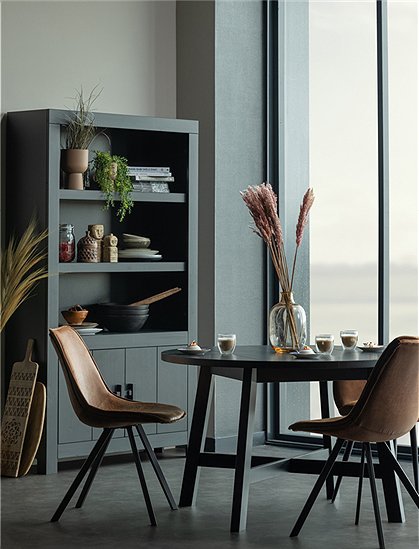 Schrank Benson, schwarz aus Holz v. Woood &#9733; Kundenbewertung "Sehr gut" &#9733; 10&euro; Rabatt für Neukunden &#9733; Schnell verschickt &#9733; Günstig bei car-Moebel.de