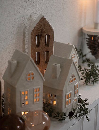Keramik Haus für Teelicht von Ib Laursen &#9733; Kundenbewertung "Sehr gut" &#9733; 10&euro; Rabatt für Neukunden &#9733; Schnell verschickt &#9733; Günstig bei car-Moebel.de