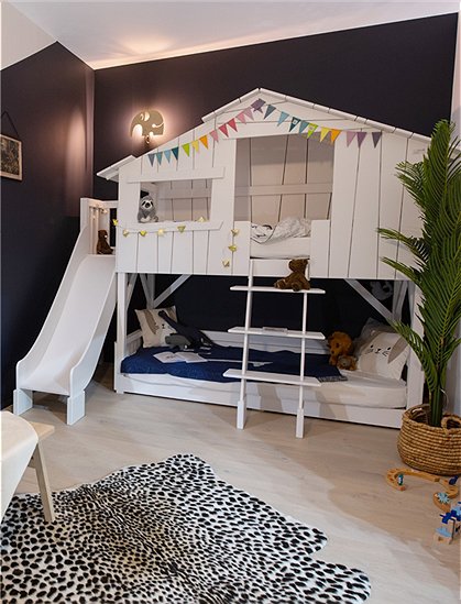 Etagenbett Haus mit Rutsche von Mathy by Bols &#9733; Kundenbewertung "Sehr gut" &#9733; 10&euro; Rabatt für Neukunden &#9733; Schnell verschickt &#9733; Günstig bei car-Moebel.de