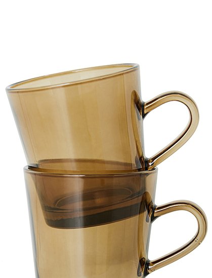 Kaffeetassen 70's Glaswaren 4er-Set von HKliving &#9733; Kundenbewertung "Sehr gut" &#9733; 10&euro; Rabatt für Neukunden &#9733; Schnell verschickt &#9733; Günstig bei car-Moebel.de