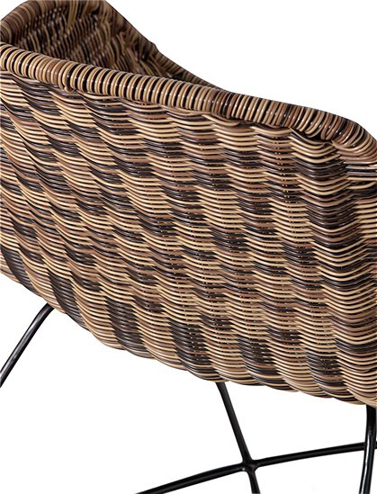 Sessel Frankie, Rattan outdoor braun v. woood &#9733; Kundenbewertung "Sehr gut" &#9733; 10&euro; Neukundenrabatt &#9733; Schnell verschickt &#9733; Jetzt kaufen bei car-Moebel.de