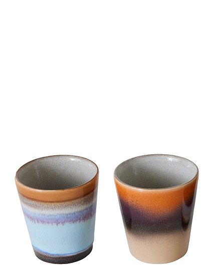 4er Set Ristretto Becher 70"s von HKliving &#9733; Kundenbewertung "Sehr gut" &#9733; 12&percnt; Rabatt für Neukunden &#9733; Schnell verschickt &#9733; Günstig bei car-Moebel.de