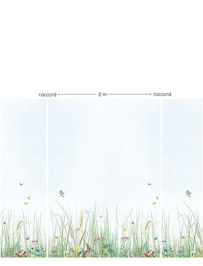 Panorama Tapete "mein Garten" von MIMI 'lou &#9733; Kundenbewertung "Sehr gut" &#9733; 10&euro; Rabatt für Neukunden &#9733; Schnell verschickt &#9733; Günstig bei car-Moebel.de