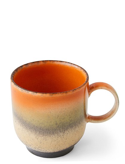 Kaffeetasse 70's Keramik von HKliving &#9733; Kundenbewertung "Sehr gut" &#9733; 10&euro; Rabatt für Neukunden &#9733; Schnell verschickt &#9733; Günstig bei car-Moebel.de