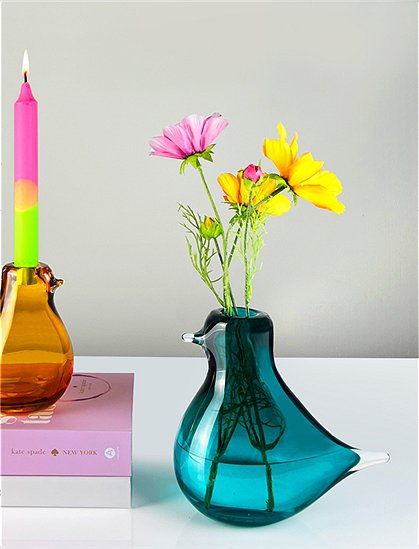 Bird Vase, mundgeblasenes Glas v. Cloudnola &#9733; Kundenbewertung "Sehr gut" &#9733; 10&euro; Rabatt für Neukunden &#9733; Schnell verschickt &#9733; Günstig bei car-Moebel.de