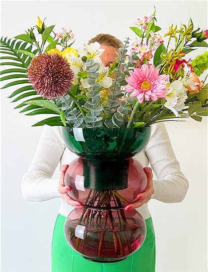 Bubble Flip-Vase aus farbigem Glas, Cloudnola &#9733; Kundenbewertung "Sehr gut" &#9733; 10&euro; Rabatt für Neukunden &#9733; Schnell verschickt &#9733; Günstig bei car-Moebel.de