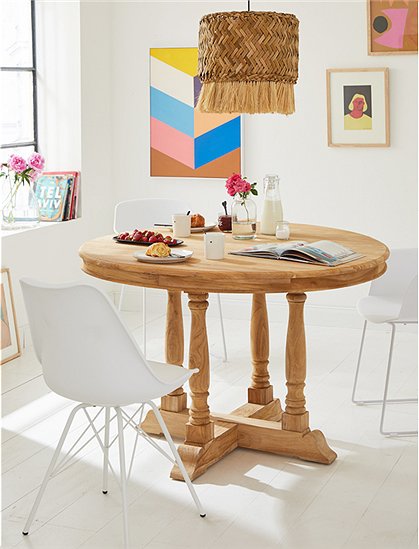 LV02022 Esstisch, Teakholz Ø120 cm 4
