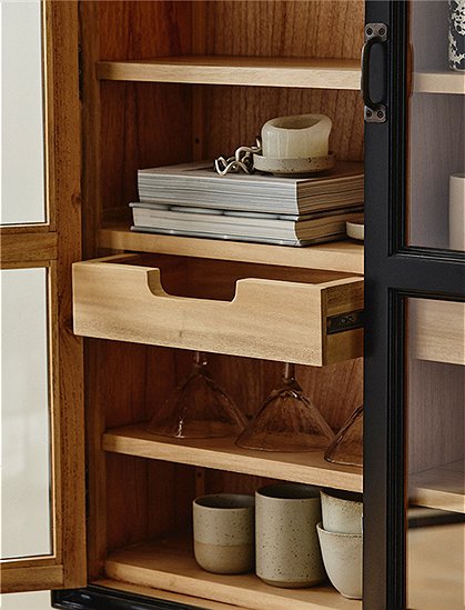 Wandschrank Viva von Nordal &#9733; Kundenbewertung "Sehr gut" &#9733; 12&percnt; Rabatt für Neukunden &#9733; Schnell verschickt &#9733; Jetzt günstig bei car-Moebel.de