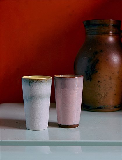 Latte Macchiato Becher 70"s von HKliving &#9733; Kundenbewertung "Sehr gut" &#9733; 12&percnt; Rabatt für Neukunden &#9733; Schnell verschickt &#9733; Günstig bei car-Moebel.de