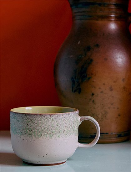 Teetasse 70s Keramik von HKliving &#9733; Kundenbewertung "Sehr gut" &#9733; 12&percnt; Rabatt für Neukunden &#9733; Schnell verschickt &#9733; Jetzt kaufen bei car-Moebel.de