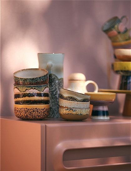 Dessert Bowl 70s Keramik von HKliving &#9733; Kundenbewertung "Sehr gut" &#9733; 12&percnt; Rabatt für Neukunden &#9733; Schnell verschickt &#9733; Jetzt bei car-Moebel.de