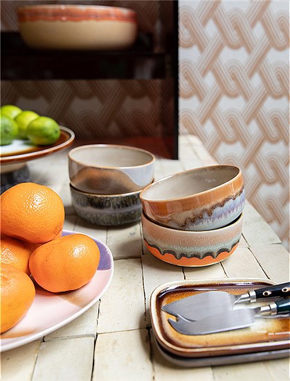 Dessert Bowl 70s Keramik von HKliving &#9733; Kundenbewertung "Sehr gut" &#9733; 12&percnt; Rabatt für Neukunden &#9733; Schnell verschickt &#9733; Jetzt bei car-Moebel.de