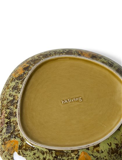 Platte Fjord, 70s Keramik v. HKliving &#9733; Kundenbewertung "Sehr gut" &#9733; 12&percnt; Rabatt für Neukunden &#9733; Schnell verschickt &#9733; Jetzt kaufen bei car-Moebel.de