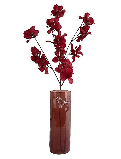 Vase 'Bird on Branch', Glas von present time &#9733; Kundenbewertung "Sehr gut" &#9733; 12&percnt; Rabatt für Neukunden &#9733; Schnell verschickt &#9733; Jetzt bei car-Moebel.de