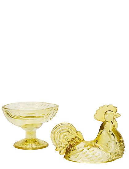 Glashuhn Schale von Madam Stoltz ★ Kundenbewertung "Sehr gut" ★ 12&percnt; Neukundenrabatt ★ Schnell verschickt ★ Günstig bei car-Moebel.de