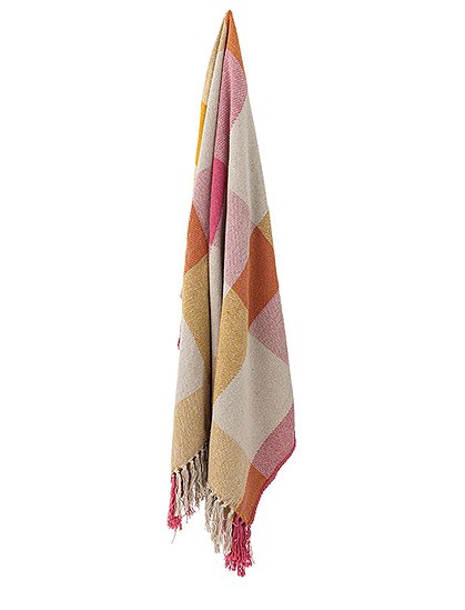 Hadley Decke, Recycelte Baumwolle von Bloomingville ★ Kundenbewertung "Sehr gut"  ★ 12&percnt; Neukundenrabatt ★ Schnell verschickt ★ Bloomingville "Neu" entdecken!