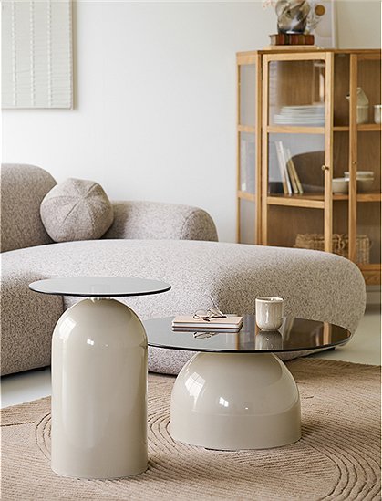 Beistelltisch Ravello aus Glas und Metall von House Nordic ★ Kundenbewertung "Sehr gut" ★ 12&percnt; Rabatt für Neukunden ★ Jetzt günstig kaufen bei car-Moebel.de