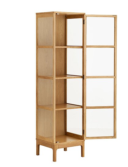 Vitrinenschrank Zamora, Eiche v. House Nordic ★ Kundenbewertung "Sehr gut" ★ 12&percnt; Rabatt für Neukunden ★ Schnell verschickt ★ Jetzt bei car-Moebel.de