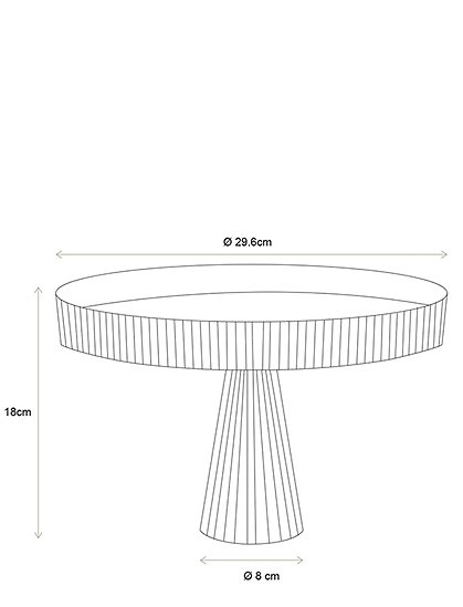 Kuchenständer Klarglas von vtwonen ★ Kundenbewertung "Sehr gut" ★ 12&percnt; Rabatt für Neukunden ★ Schnell verschickt ★ car-Moebel.de