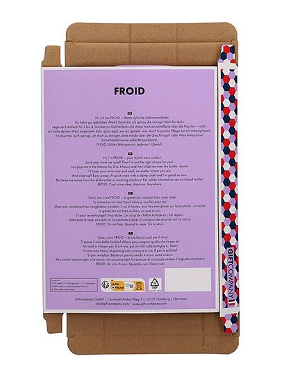 Froid Kühlmanschette von GiftCompany ★ Kundenbewertung "Sehr gut" ★ 12&percnt; Rabatt für Neukunden ★ Schnell verschickt ★ bei car-Moebel