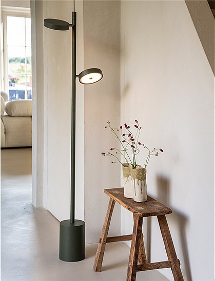 Stehlampe Eschenholz, 2-flammig, Okinawa von Good & Mojo ★ Kundenbewertung "Sehr gut" ★ 12&percnt; Rabatt für Neukunden ★Schnell verschickt ★ car-Moebel.de