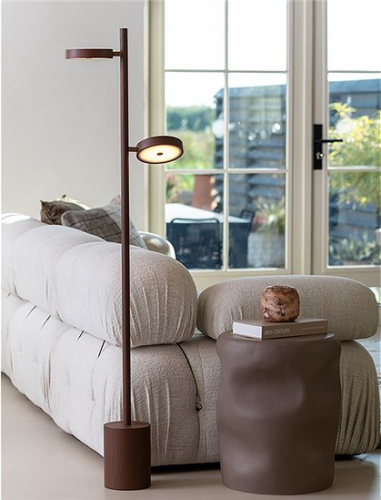 Stehlampe Eschenholz, 2-flammig, Okinawa von Good & Mojo ★ Kundenbewertung "Sehr gut" ★ 12&percnt; Rabatt für Neukunden ★Schnell verschickt ★ car-Moebel.de