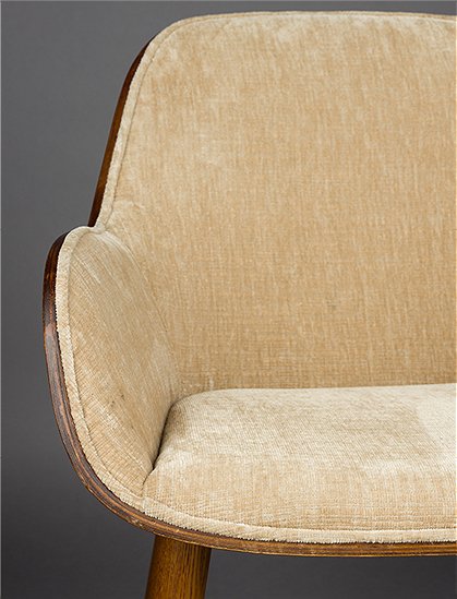 Armlehnenstuhl Taylor, Samt von Dutchbone ★ Kundenbewertung "Sehr gut" ★ 12&percnt; Rabatt für Neukunden ★ Schnell verschickt ★ Jetzt bei car-Moebel.de