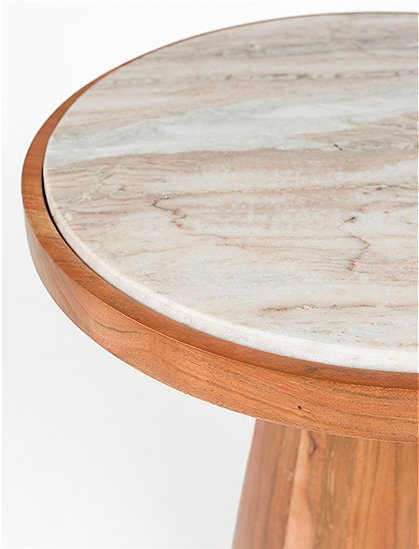 Beistelltisch Mees, Marmor v. White Label Living ★ Kundenbewertung "Sehr gut" ★ 12&percnt; Rabatt für Neukunden ★ Schnell verschickt ★ Jetzt bei car-Moebel.de