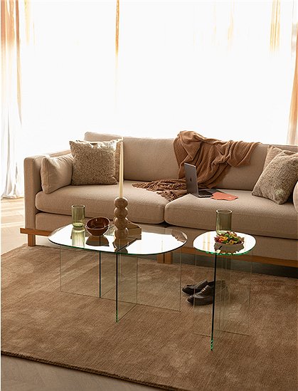 Beistelltisch Linea aus Glas von Zuiver ★ Kundenbewertung "Sehr gut" ★ 12&percnt; Rabatt für Neukunden ★ Schnell verschickt ★ Jetzt bei car-Moebel.de