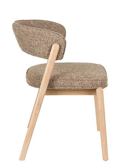 Stuhl Bright aus Eiche mit Textilbezug v. Zuiver ★ Kundenbewertung "Sehr gut" ★ 12&percnt; Neukundenrabatt ★ Schnell verschickt ★ Jetzt bei car-Moebel.de