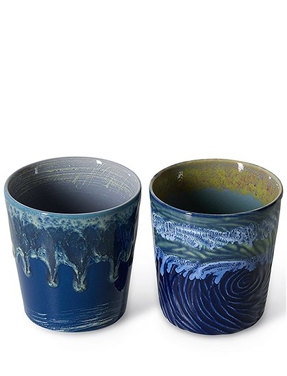 2er Set Coffee Mugs Van Gogh, 70s v. HKliving ★ Kundenbewertung "Sehr gut" ★ 12&percnt; Rabatt für Neukunden ★ Schnell verschickt ★ Bei car-Moebel.de