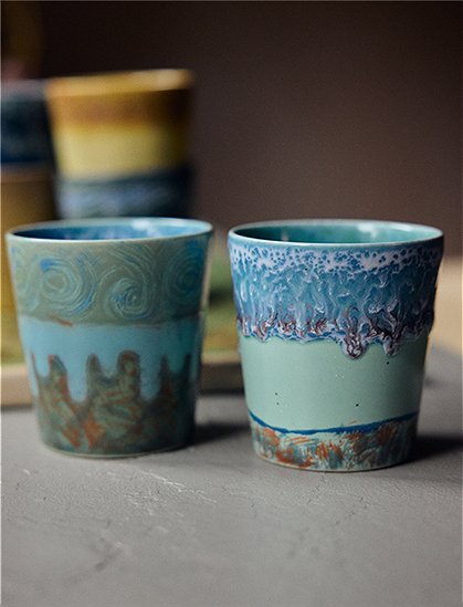 2er Set Coffee Mugs Van Gogh, 70s v. HKliving ★ Kundenbewertung "Sehr gut" ★ 12&percnt; Rabatt für Neukunden ★ Schnell verschickt ★ Bei car-Moebel.de