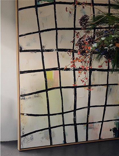 gerahmtes Kunstwerk Wired 163x131 cm von HKliving ★ Kundenbewertung "Sehr gut" ★ 12&percnt; Neukundenrabatt ★ Schnell verschickt ★ Car-Moebel.de