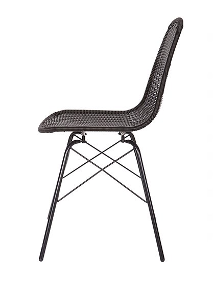 Metallstuhl schwarz von de EEKHOORN &#9733; Kundenbewertung "Sehr gut" &#9733; 10&euro; Rabatt für Neukunden &#9733; Schnell verschickt &#9733; Günstig kaufen bei car-Moebel.de