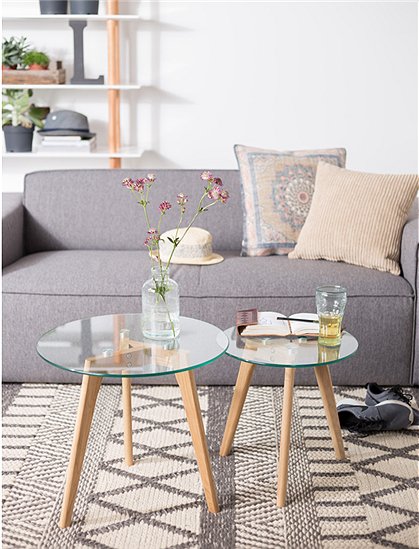 Glasbeistelltisch Duo &#9733; Kundenbewertung "Sehr gut" &#9733; 10&euro; Rabatt für Neukunden &#9733; Jetzt günstig kaufen bei car-Moebel.de