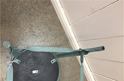 Metallhocker blau, Nr.374 5