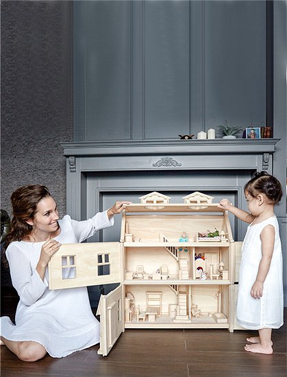 Puppenhaus aus Holz &#9733; Kundenbewertung "Sehr gut" &#9733; 10&euro; Rabatt für Neukunden &#9733; Schnell verschickt &#9733; Jetzt günstig kaufen bei car-Moebel.de