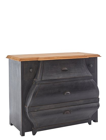 Kleine Barock Kommode in schwarz &#9733; Kundenbewertung "Sehr gut" &#9733; 10&euro; Rabatt für Neukunden &#9733; Schnell verschickt &#9733; Jetzt günstig bei car-Moebel.de