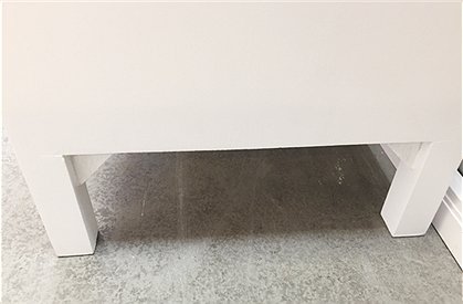 LV00817 weiße Kommode, 4 Schubladen 5