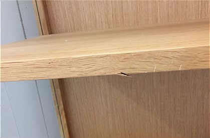 LV00766 Holzvitrine, Eiche 5