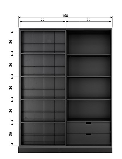 Schrank Schiebetüren Swing von de Eekhoorn &#9733; Kundenbewertung "Sehr gut" &#9733; 10&euro; Rabatt für Neukunden &#9733; Jetzt günstig kaufen bei car-Moebel.de