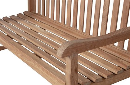 Gartenbank aus Teakholz von woood &#9733; Kundenbewertung "Sehr gut" &#9733; 10&euro; Rabatt für Neukunden &#9733; Schnell verschickt &#9733; Günstig bei car-Moebel.de