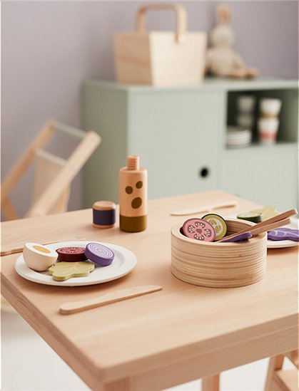 Salat Set aus Holz für Kinder &#9733; Kundenbewertung "Sehr gut" &#9733; 10&euro; Rabatt für Neukunden &#9733; Schnell verschickt &#9733; Jetzt günstig kaufen bei car-Moebel.de